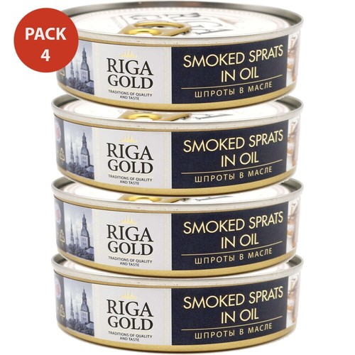 Pack smoked sprats oil - 4,