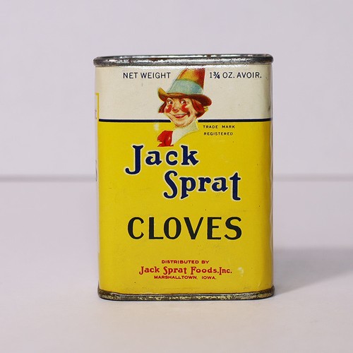 Jack sprat cloves spice - sprat, tin